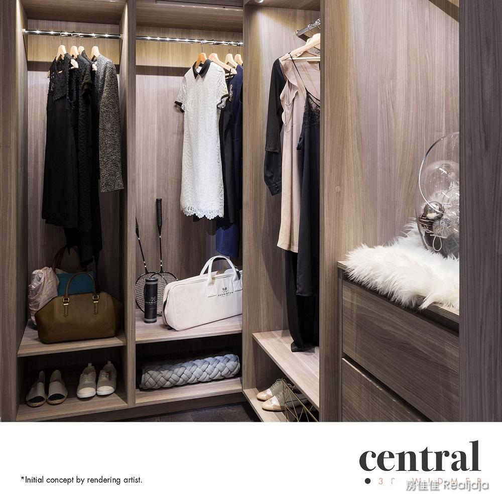 Central Condos closet