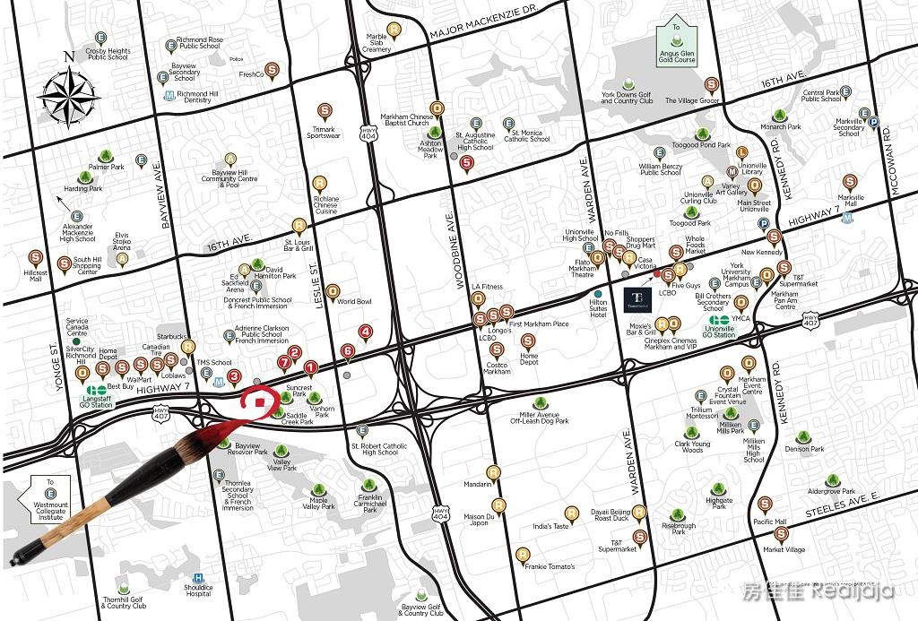 Pivilia Towns and Towers Location Map