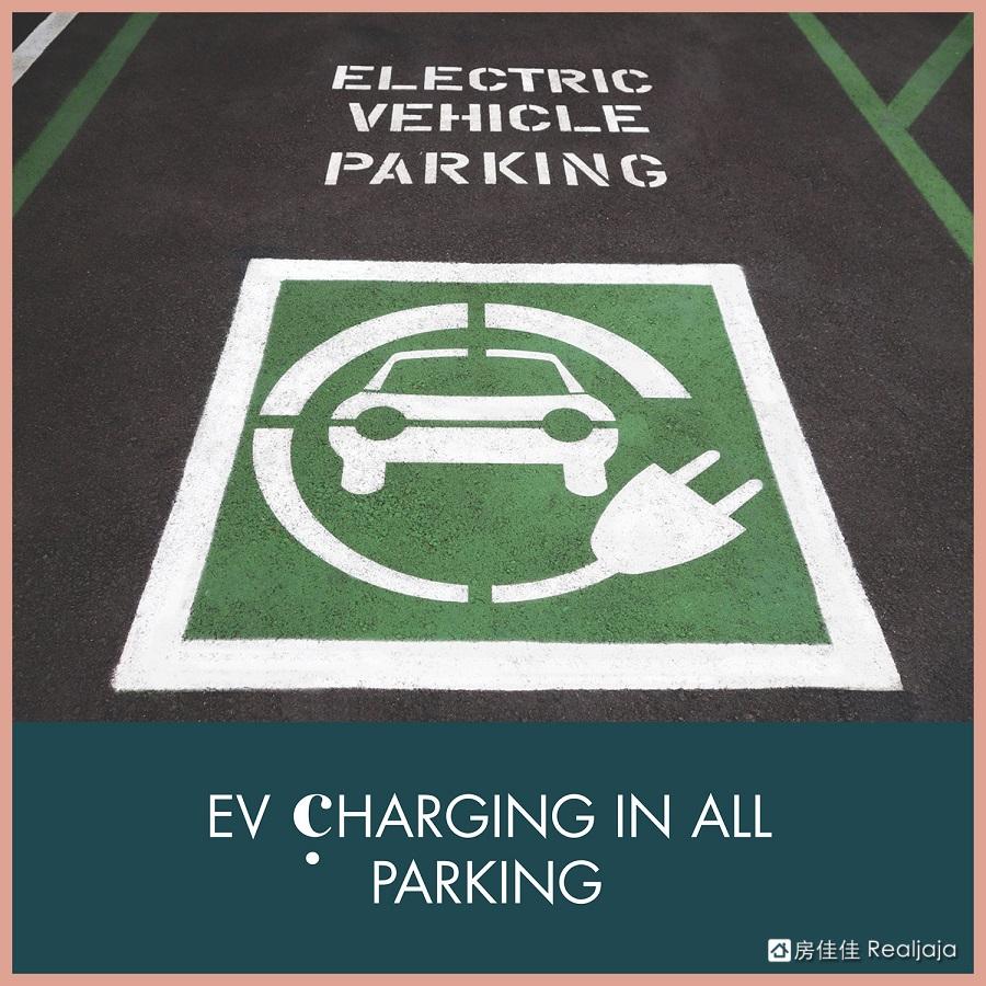 Central Condos EV charge parking