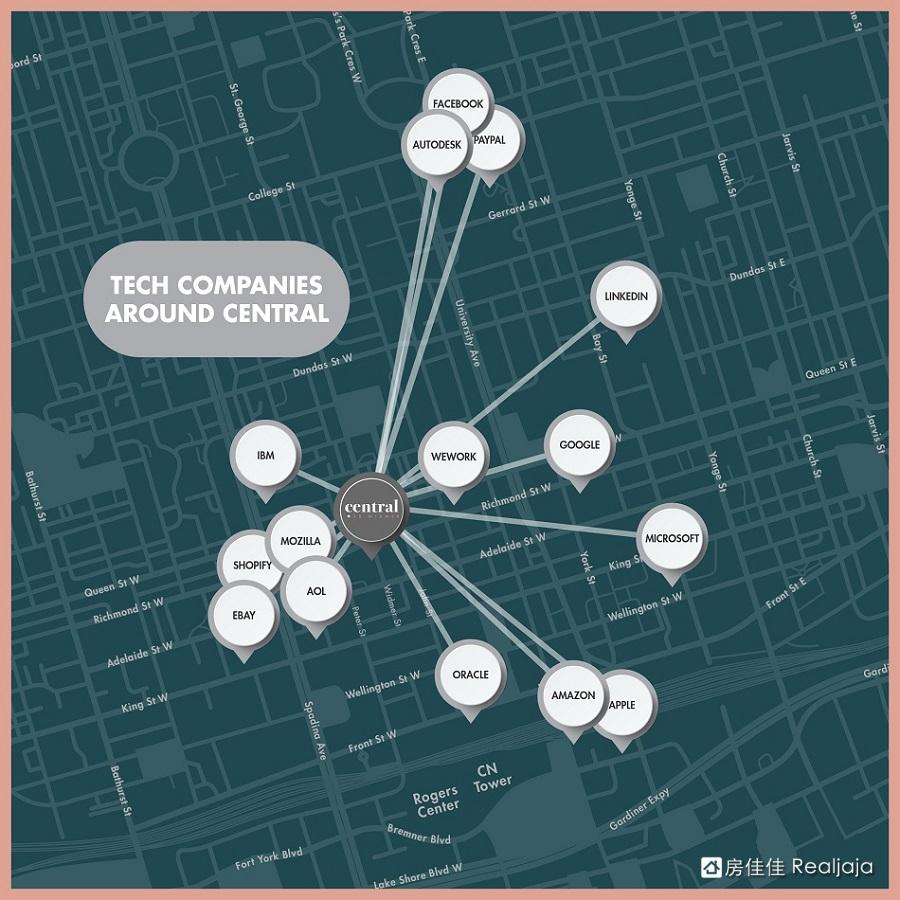 Central Condos location map 1