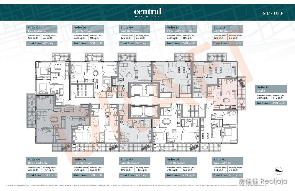 central floor plan 6~10