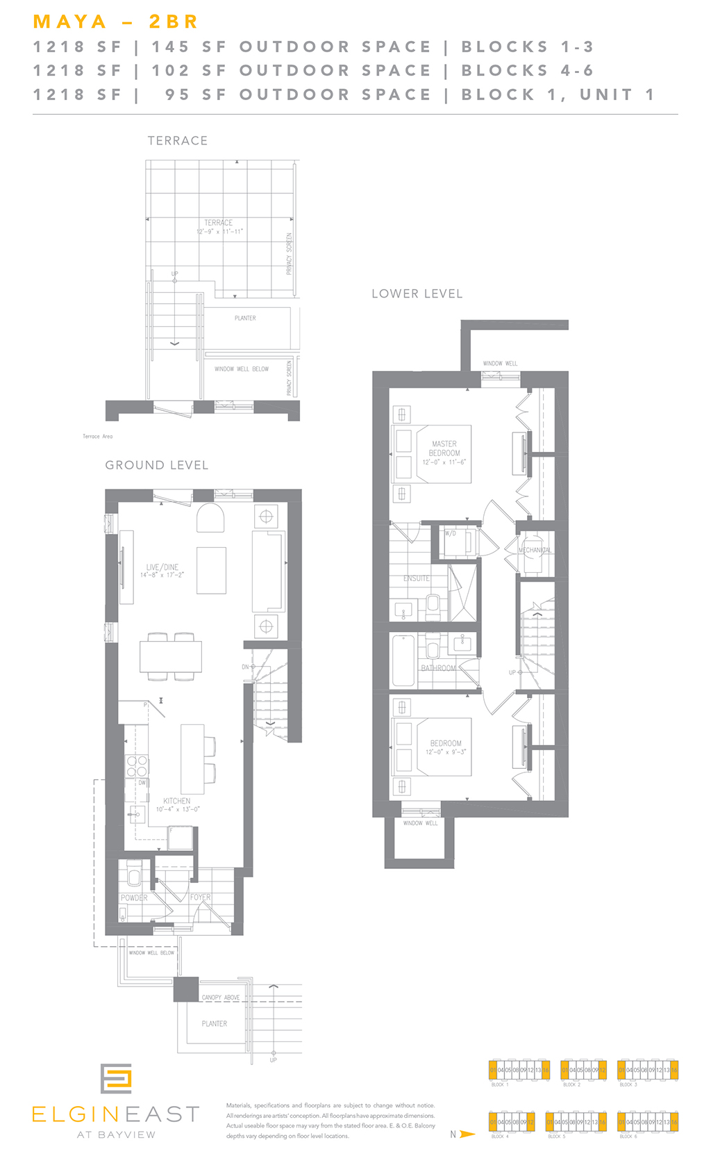 Elgin East Boutique Towns Floor Plan 2