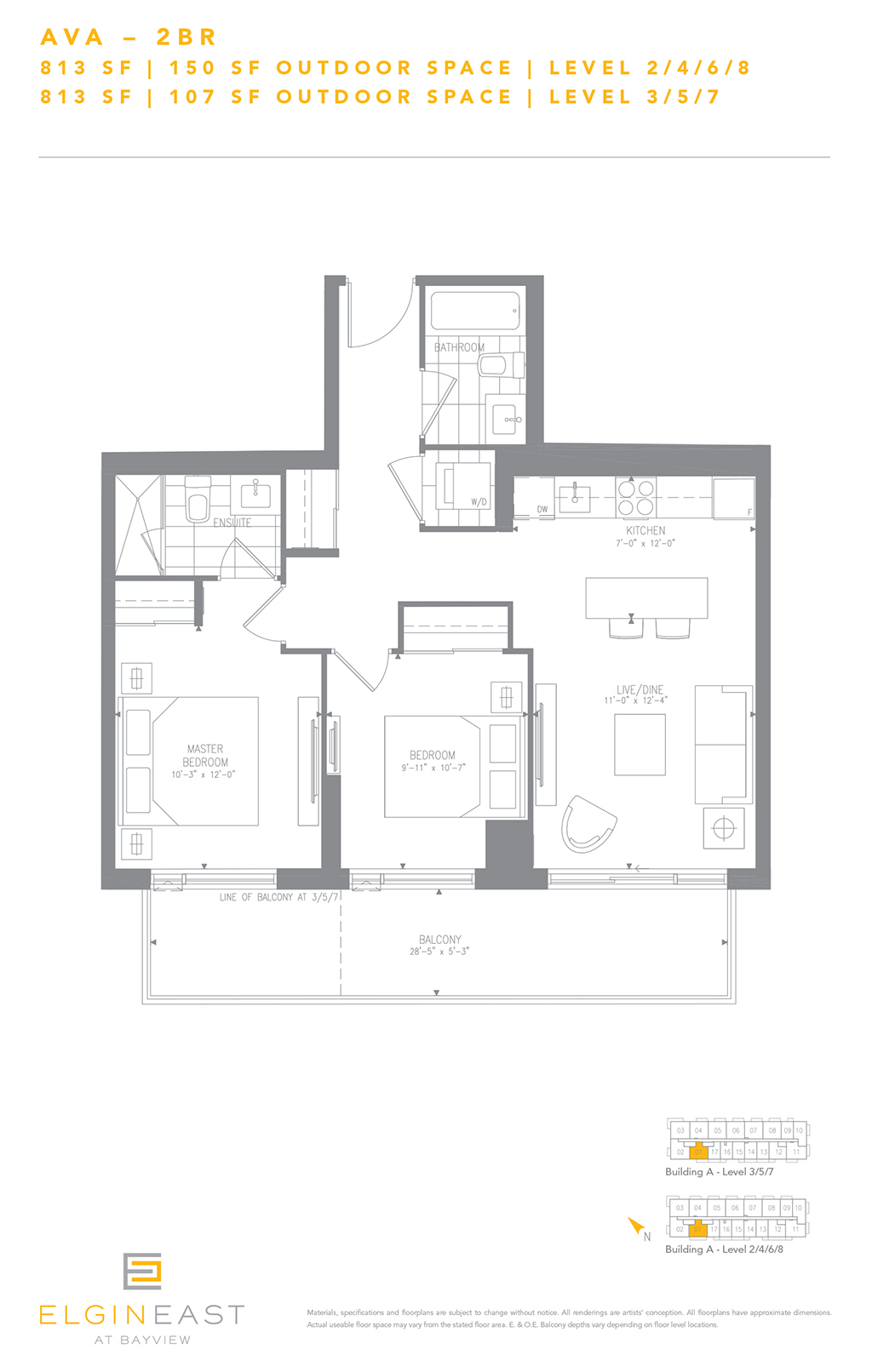 Elgin East Urban Condos Floor Plan 4